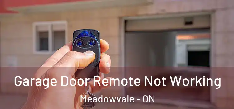  Garage Door Remote Not Working Meadowvale - ON